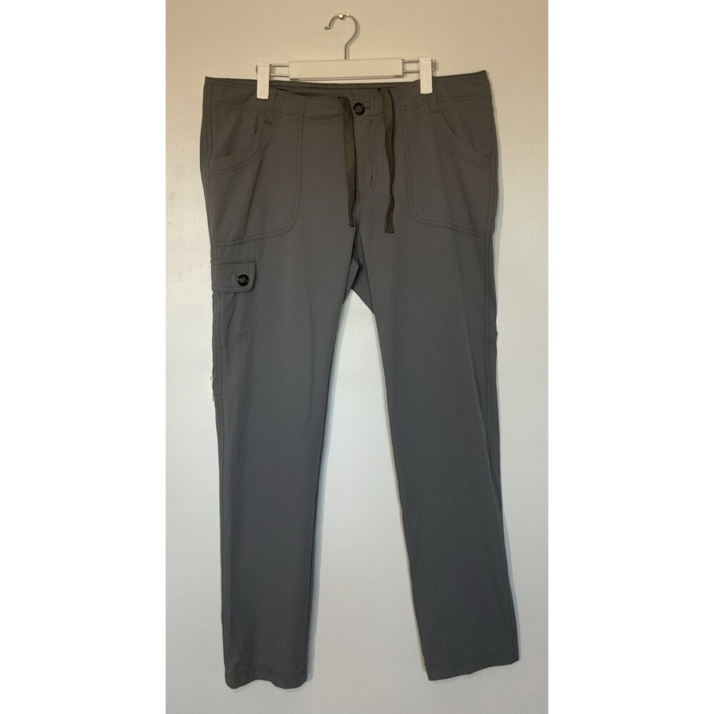 REI Womens Northway Slim Pant Black Outdoor Nylon Stretch Travel Hike 14